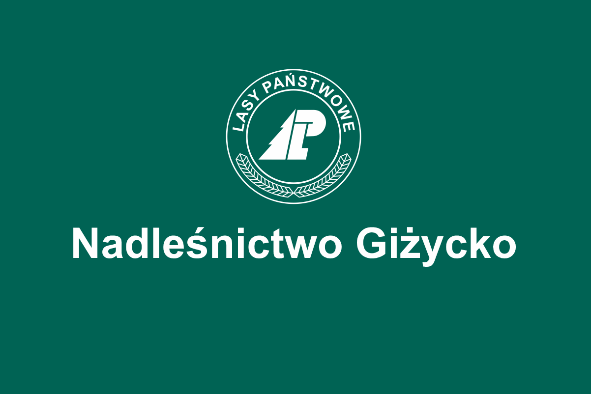 Znak Nadleśnictwa Giżycko i Lasów Państwowych
