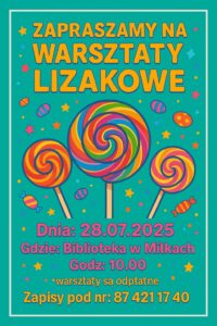 Warsztaty lizakowe Miłki