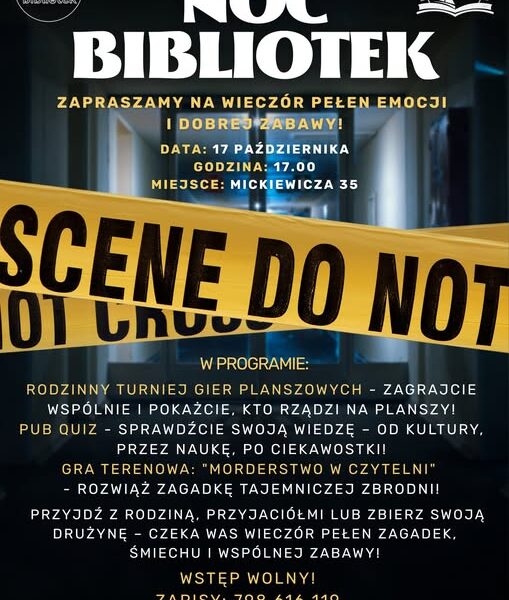 noc bibliotek gizycko