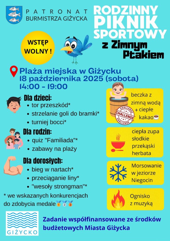 Rodzinny Piknik Sportowy z Zimnym Ptakiem