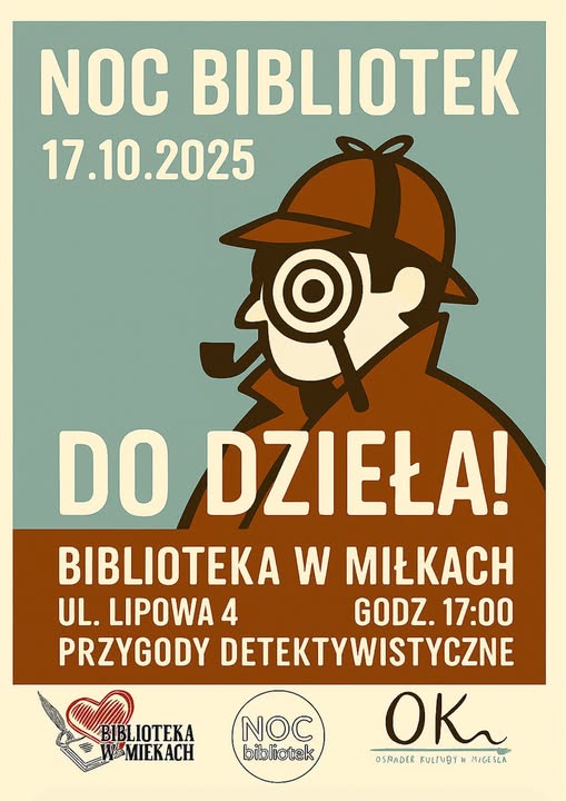 Noc Bibliotek w Miłkach – „Do dzieła!”