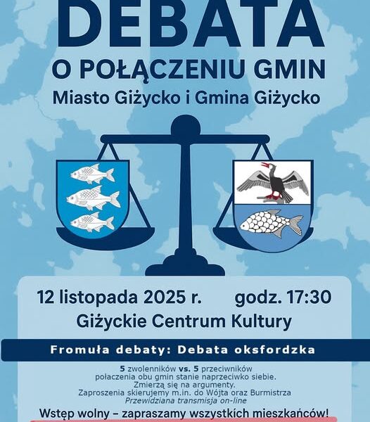 Debata o połączeniu Gmin Giżycko