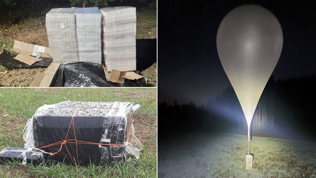 Przemyt papierosów balonami