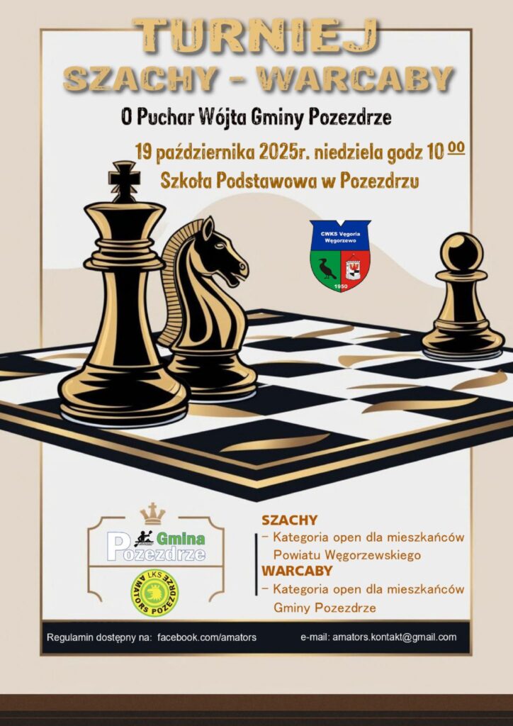 Turniej Szachowy i Warcabowy w Pozezdrzu – spotkanie z pasją i strategią