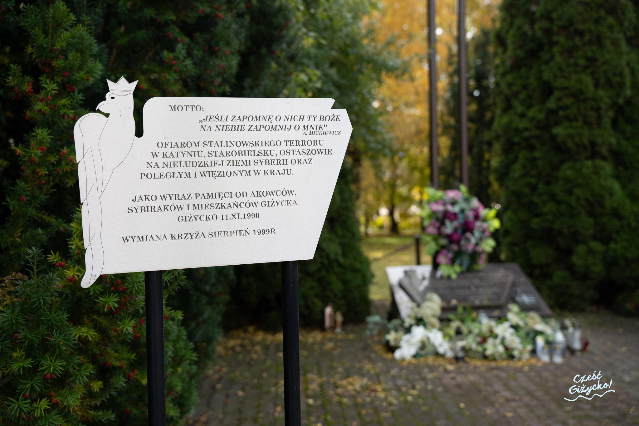 Miejsca pamięci na cmentarzu komunalnym w Giżycku