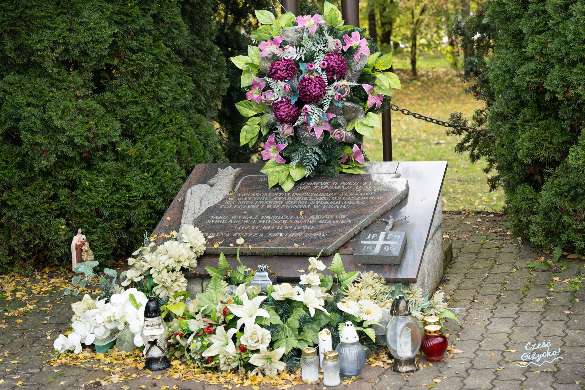 Miejsca pamięci na cmentarzu komunalnym w Giżycku