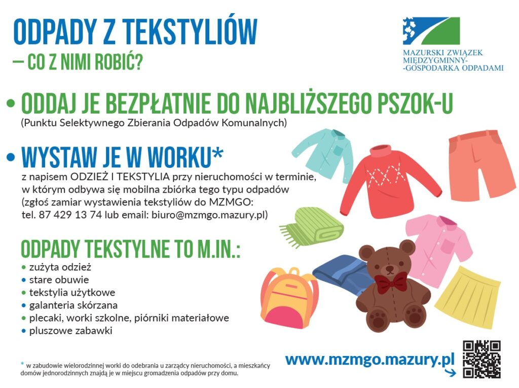 Nowy system odbioru tekstyliów – koniec z wyrzucaniem ubrań do śmieci