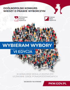 VI edycja konkursu „Wybieram Wybory” – zaproszenie dla uczniów szkół ponadpodstawowych