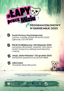 Gmina Miłki realizuje program przeciwdziałania przemocy wobec kobiet