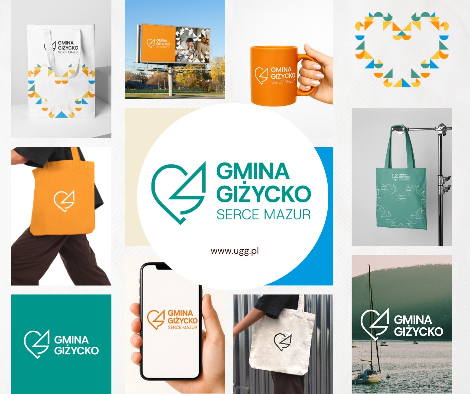 Gmina Giżycko z nowym logo. „Serce Mazur” w nowoczesnej odsłonie