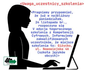 Rusza V edycja szkolenia z Kompetencji Cyfrowych w Giżycku