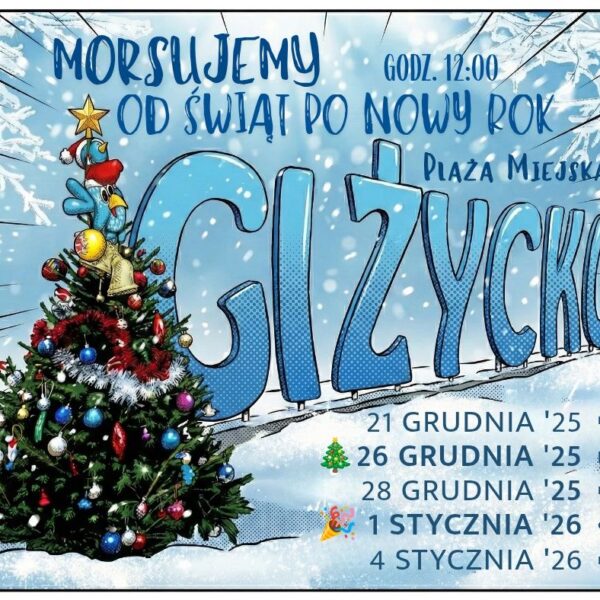 Świąteczne morsowanie w Giżycku. Terminy, miejsce i godzina📅 26.12.2025📍 Plaża miejska Giżycko