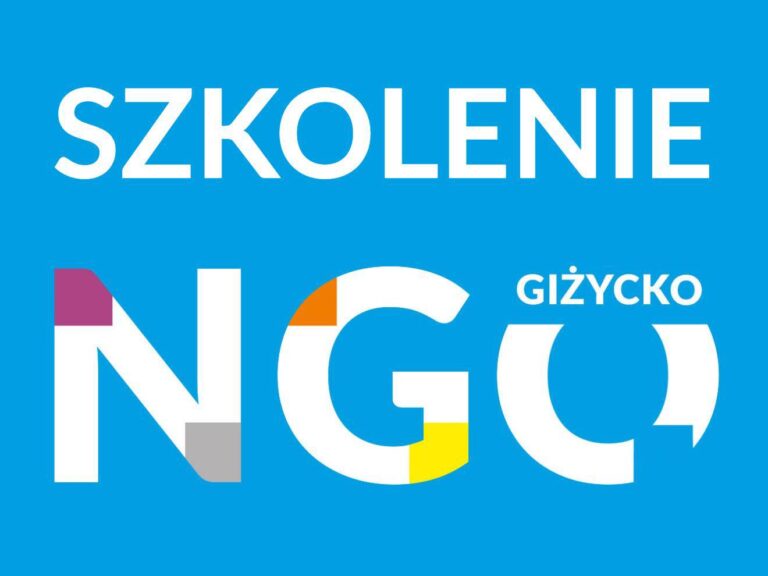 Bezpłatne szkolenie dla NGO w Giżycku – zmiana miejsca i ostatnie wolne miejsca