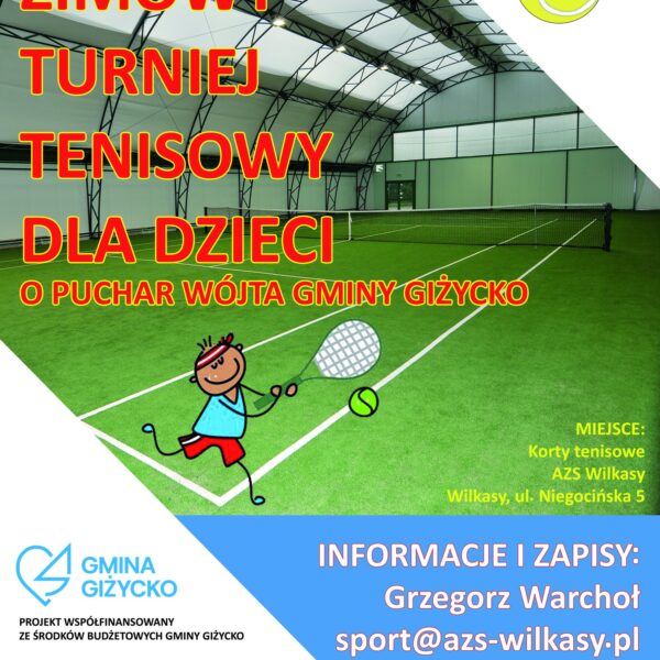 Zimowy Turniej Tenisowy w AZS Wilkasy – sportowe emocje już 13–14 grudnia📅 13.12.2025📍 AZS Wilkasy