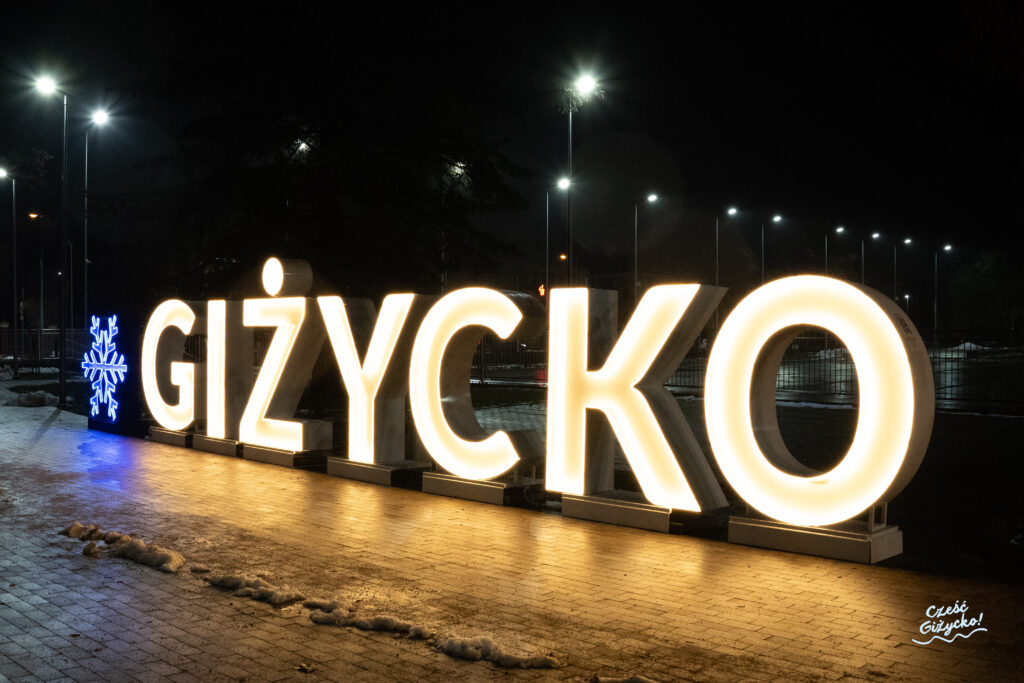 Nowe iluminacje świąteczne w Giżycku
