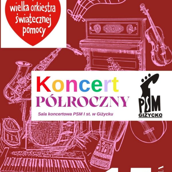 Koncert Półroczny Szkoły Muzycznej I st. w Giżycku