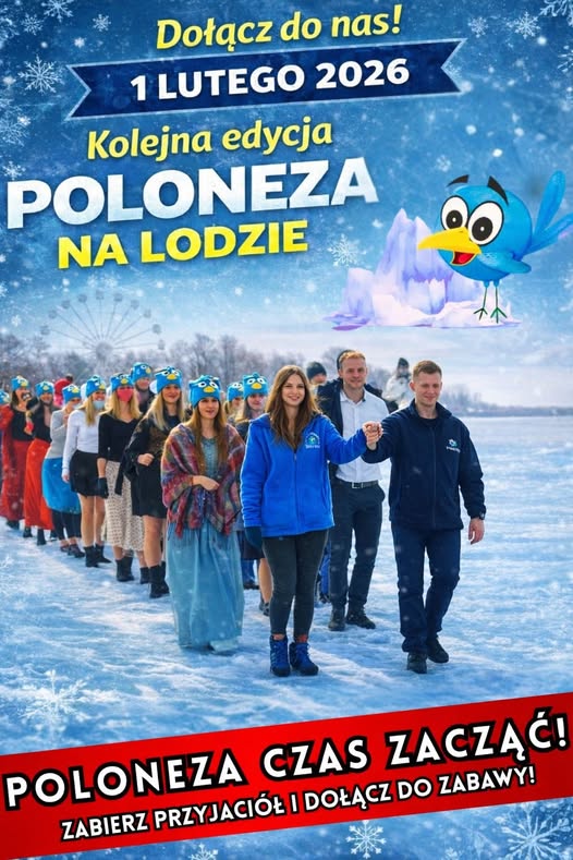 📅 01.02.2026📍 Plaża miejska GiżyckoPolonez na lodzie w Giżycku 2026