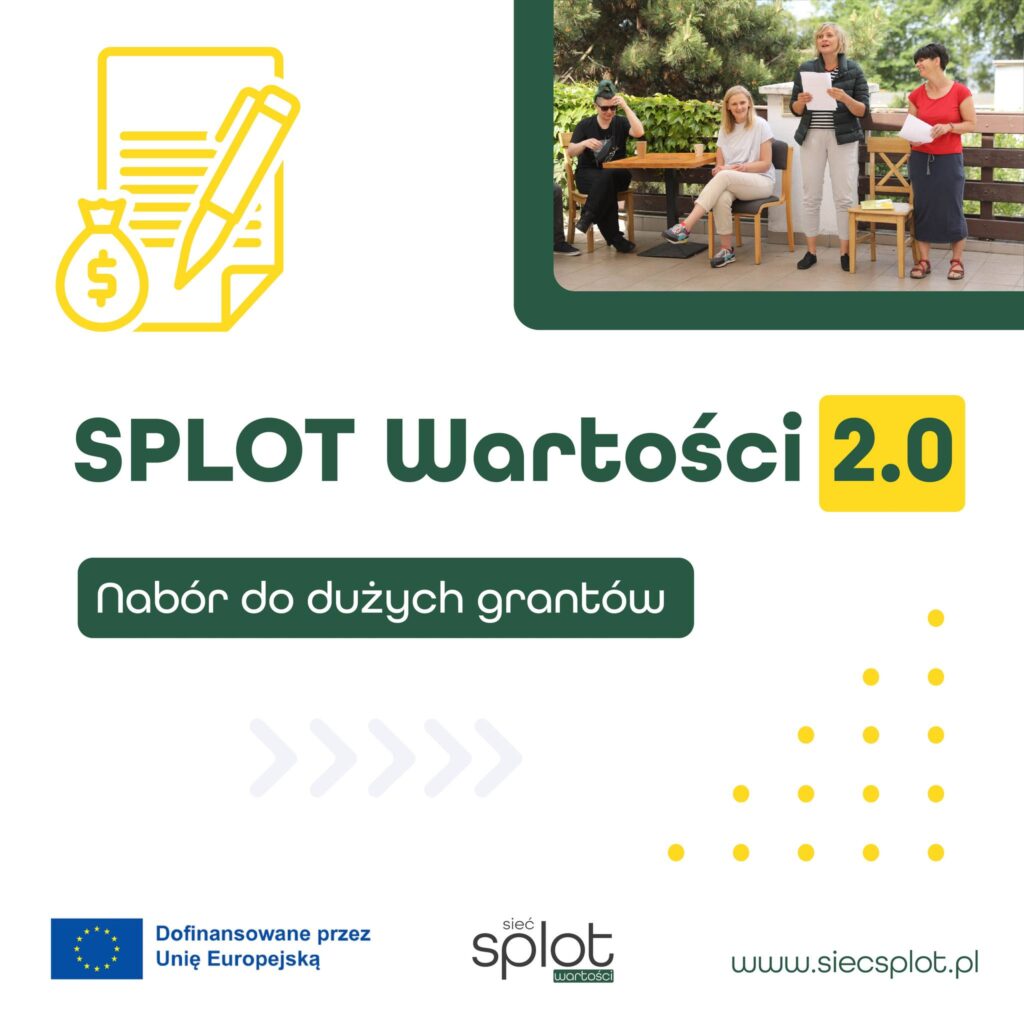 Ruszył nabór na duże granty w programie SPLOT Wartości 2.0. Szansa także dla NGO z Giżycka i Mazur