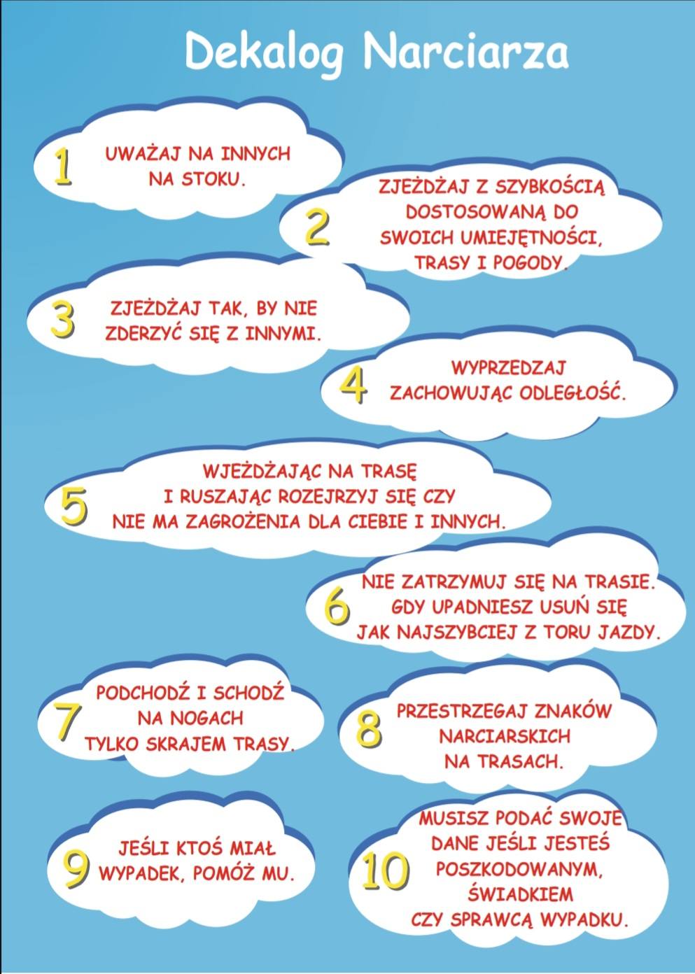 Konkurs „Zimowy Dekalog” dla dzieci i młodzieży. Policyjna inicjatywa promująca bezpieczną zimę
