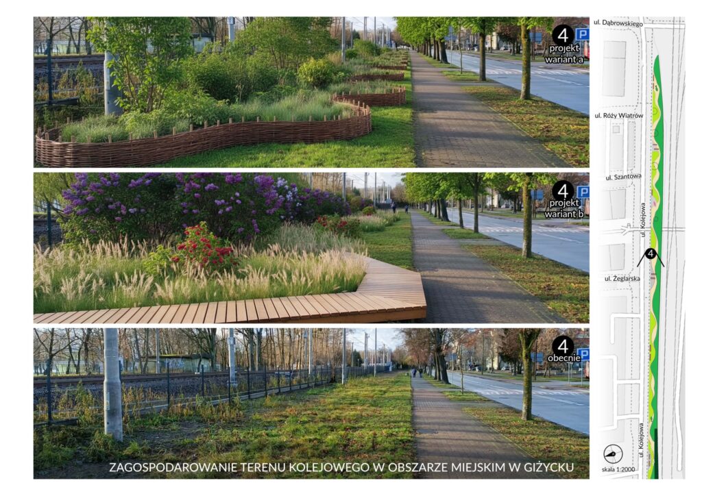 Co dalej z terenami przy torach w Giżycku? Miasto pokazuje pierwszy kierunek zmian i koncepcję parku linearnego
