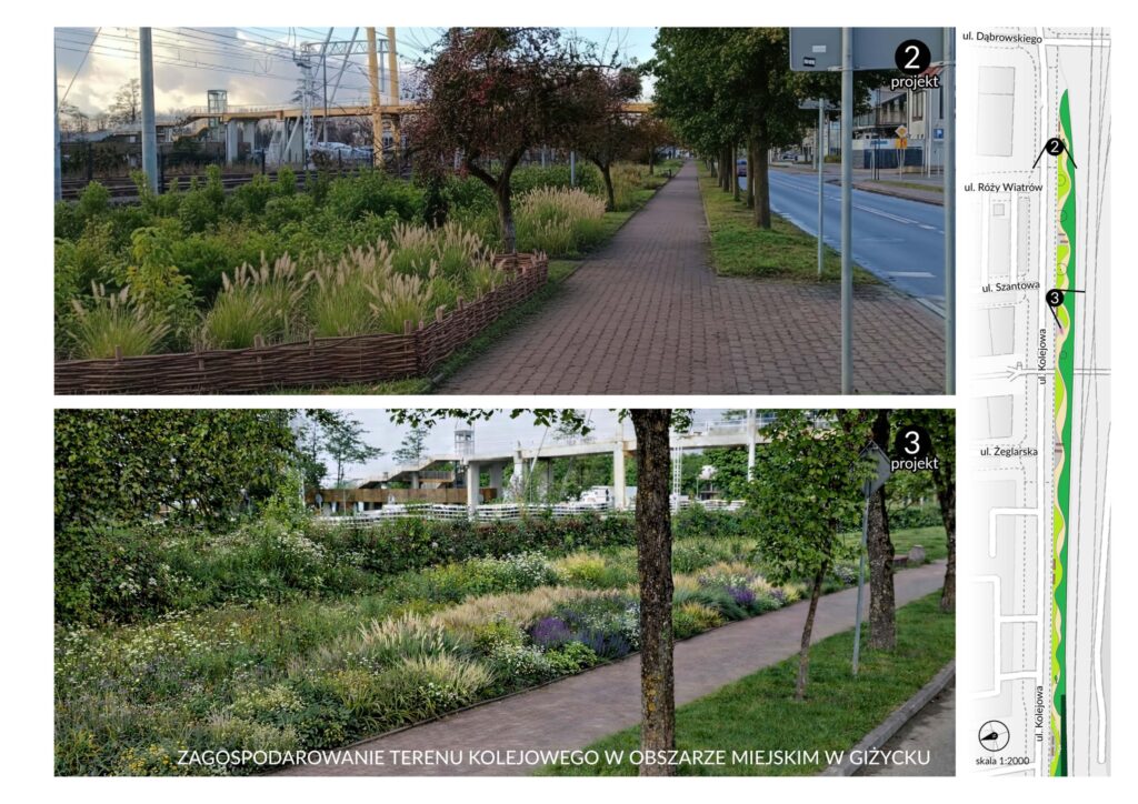 Co dalej z terenami przy torach w Giżycku? Miasto pokazuje pierwszy kierunek zmian i koncepcję parku linearnego