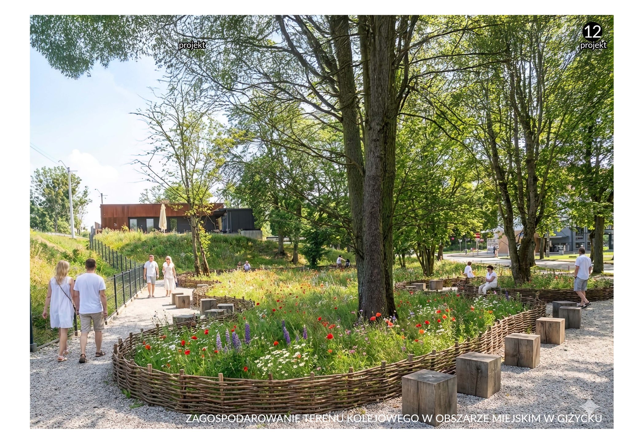 Co dalej z terenami przy torach w Giżycku? Miasto pokazuje pierwszy kierunek zmian i koncepcję parku linearnego