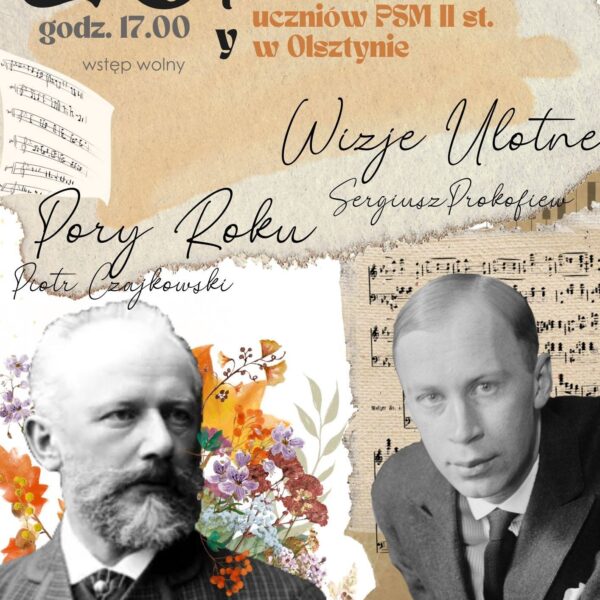 Koncert – Wizje Ulotne📅 20.02.2026📍 Państwowa Szkoła Muzyczna w Giżycku