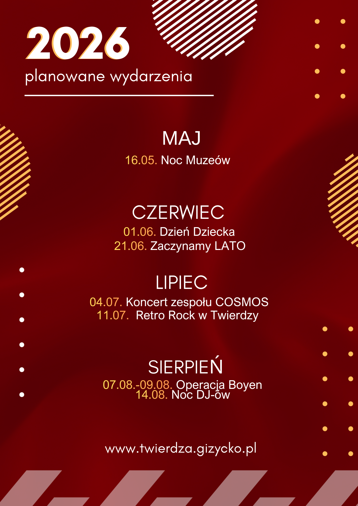 W Twierdzy Boyen w 2026 roku będzie się działo. Poznaliśmy plan wydarzeń