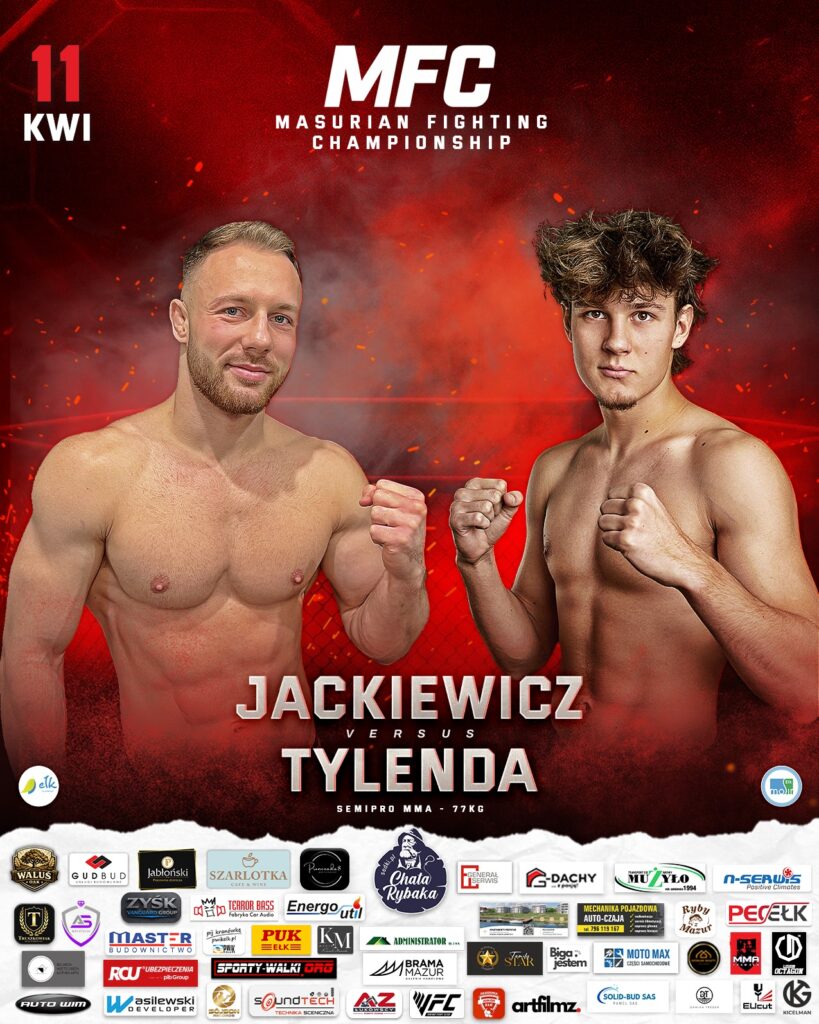 Oskar Jackiewicz z Giżycka zawalczy na gali MFC w Ełku
