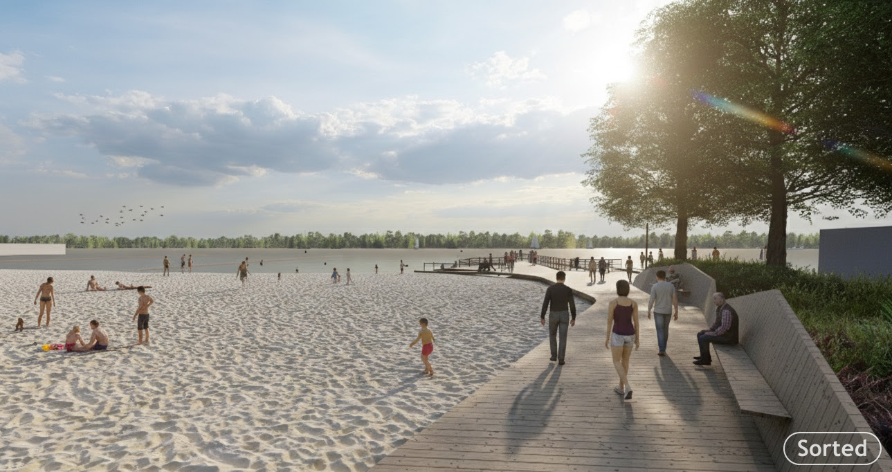 Wielkie zmiany nad Niegocinem w Giżycku. Tak może wyglądać nowa plaża miejska