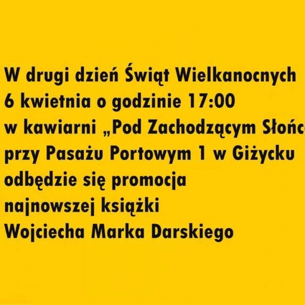 Promocja Książki Wojciech Darski