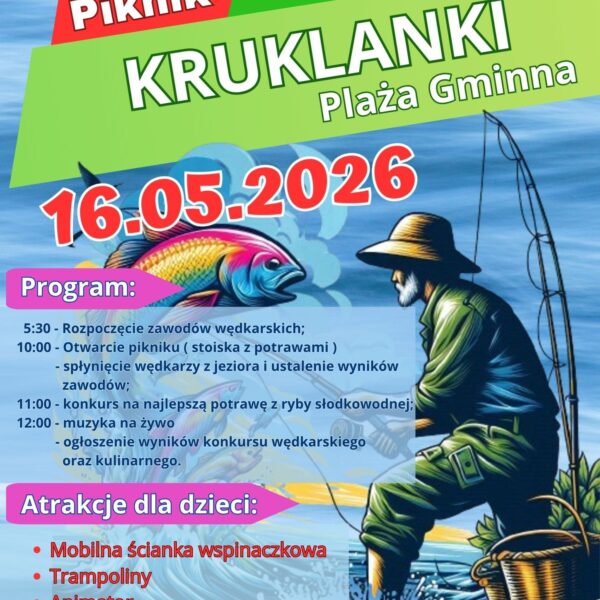 Piknik wędkarski kruklanki