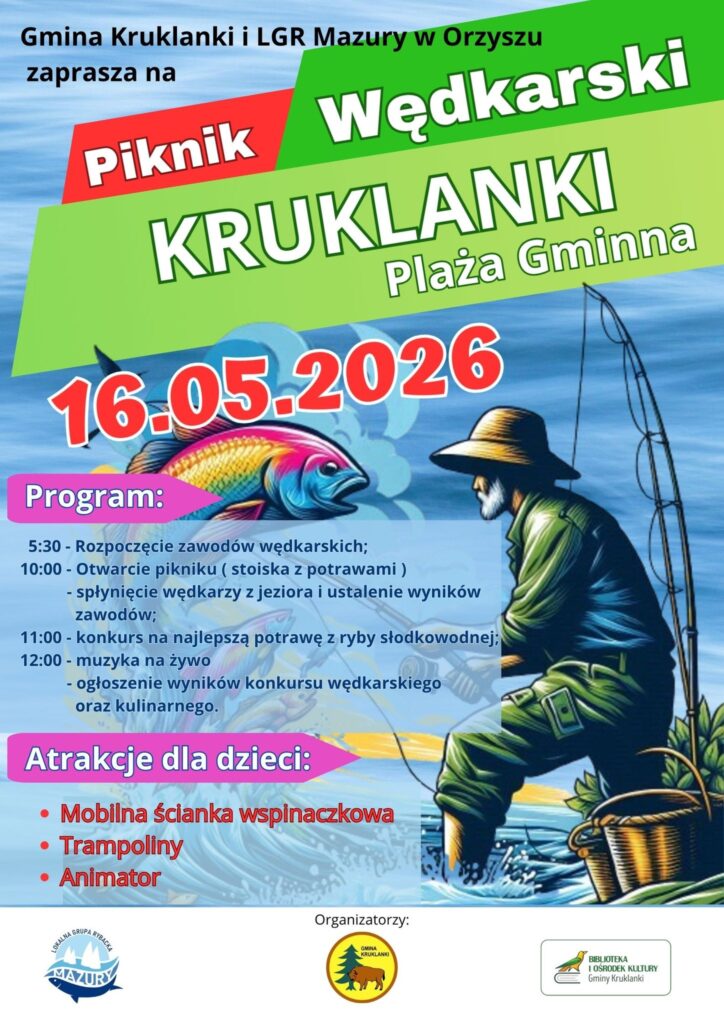 Piknik wędkarski kruklanki