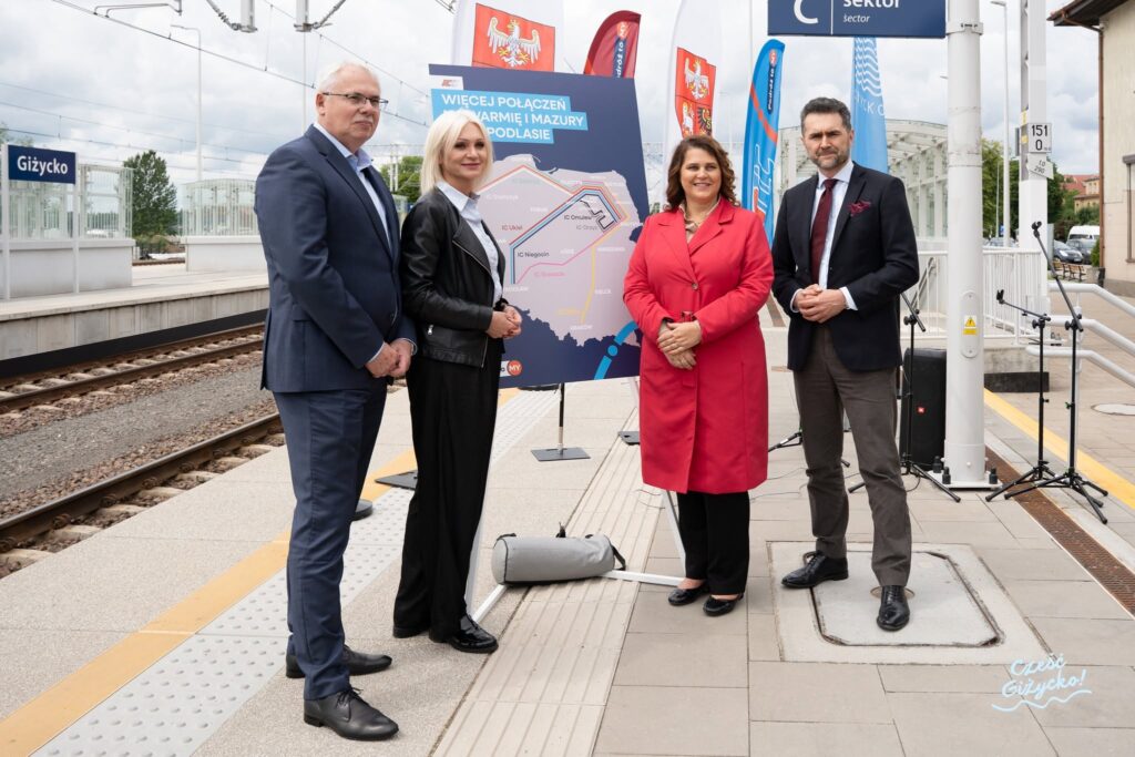 Rekordowa liczba pociągów przez Giżycko. Od 14 czerwca rusza dużo większa oferta połączeń