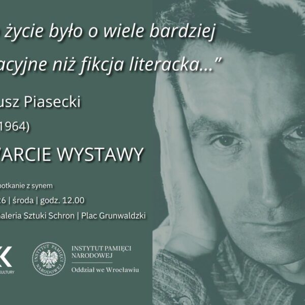 Wystawa poświęcona Sergiuszowi Piaseckiemu w Giżycku. Otwarcie w Galerii Sztuki Schron