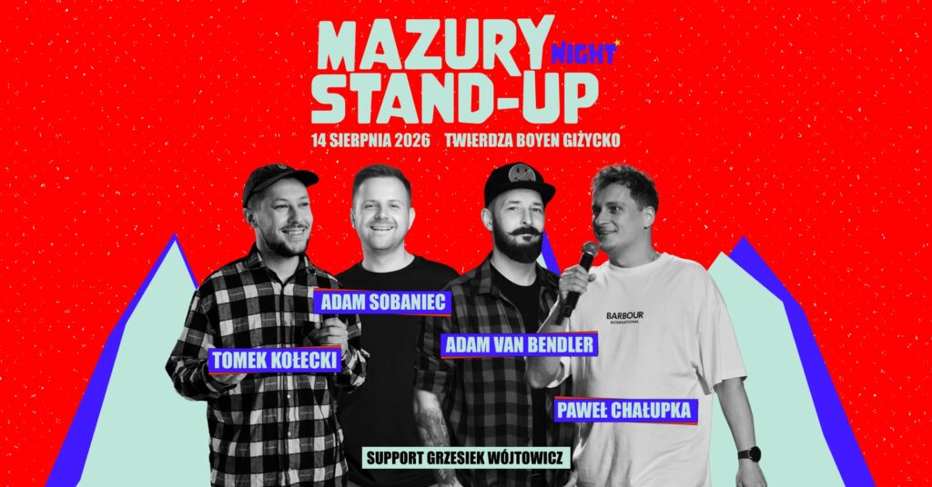 Mazury Stand-Up Night w Giżycku 2026. Wieczór stand-upu w Twierdzy Boyen