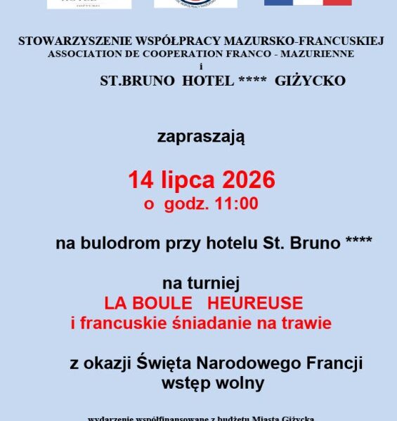 Turniej LA BOULE HEUREUSE i francuskie śniadanie na trawie - grafika wydarzenia