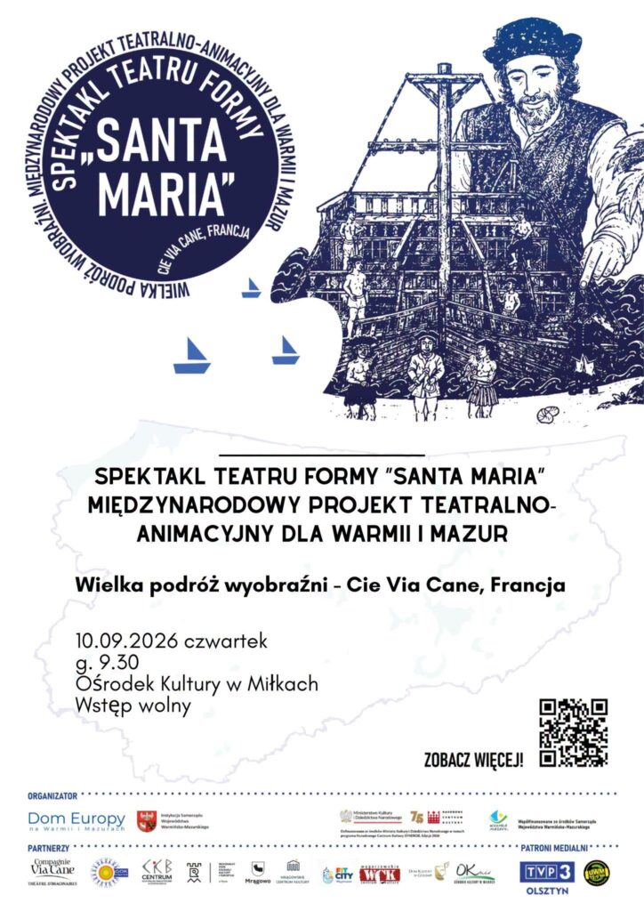 Teatr Formy Santa Maria – spektakl w Miłkach 10 września 2026