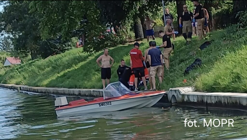 Akcja ratunkowa w Kanale Łuczańskim w Giżycku