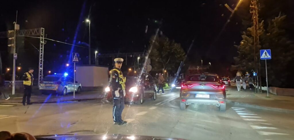Kontrola drogowa policji w powiecie giżyckim