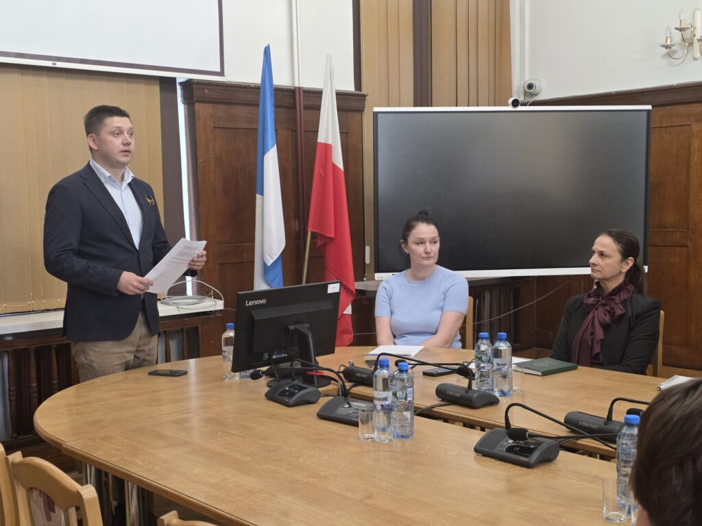 Posiedzenie Powiatowego Zespołu Zarządzania Kryzysowego w Starostwie Powiatowym w Giżycku