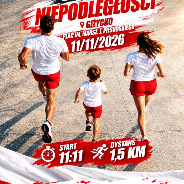 Bieg Niepodległości w Giżycku 11 listopada 2026 o 11:11