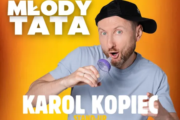 Karol Kopiec w programie stand-up Młody tata