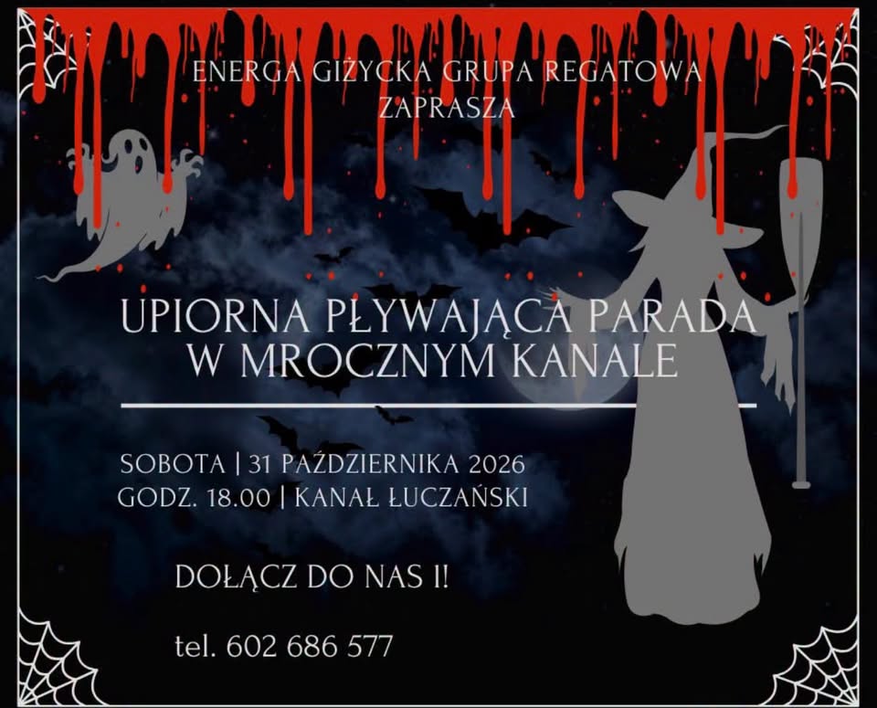 Plakat II Upiornej Pływającej Parady w Kanale Łuczańskim
